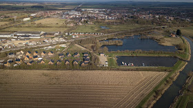 Brigg Marina and holiday lodges viewed from the air - February 2019 - by Neil Stapleton