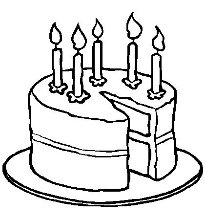 Birthday Coloring Pages on Birthday Coloring Pages For Kids Birthday Coloring Pages28 Jpg