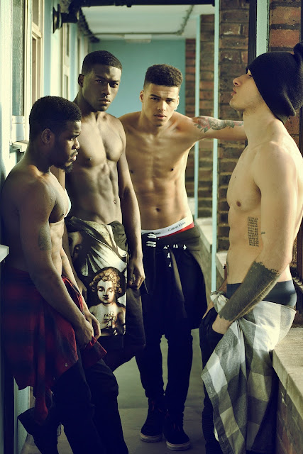 Nicquan Taylor |  Leonardo Taiwo | Omari Lewis Dixon |  Nahel Drici | shirtless boys