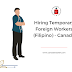 Hiring Temporary Foreign Workers (Filipino) - Canada