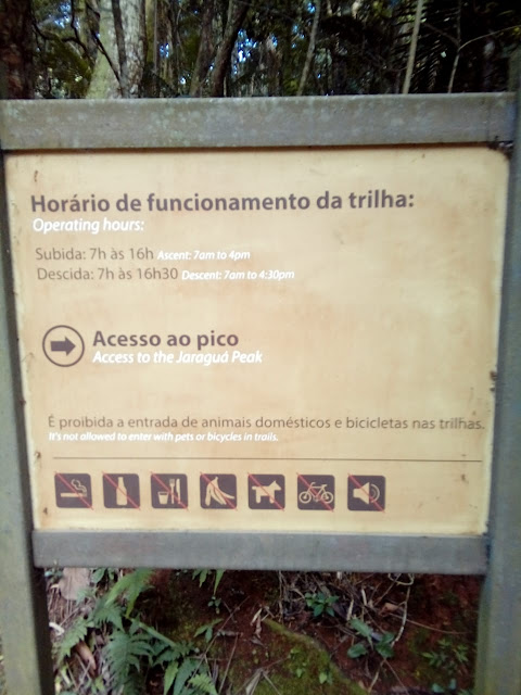 imagem com o Horário de funcionamento do parque