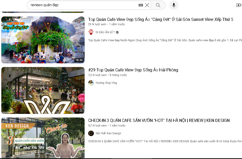 Quảng cáo địa điểm kinh doanh trên Youtube