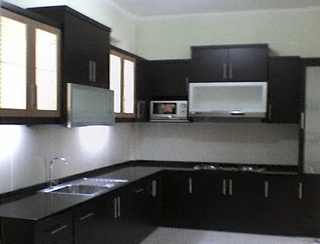 Disain Interior 3D Dapur  Minimalis  Proyek Sipil