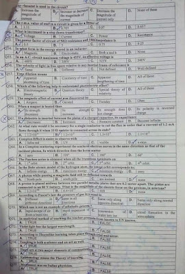 KPPSC Subject Specialist PHYSICS Past Papers