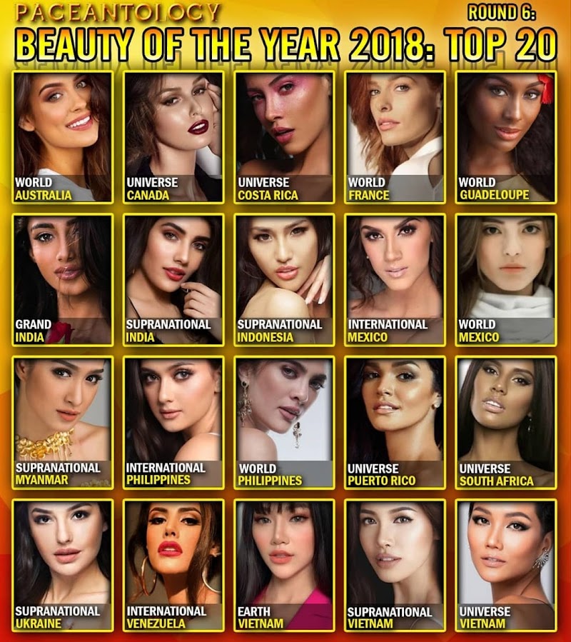 BEAUTY OF THE YEAR 2018