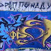 blue graffiti alphabet