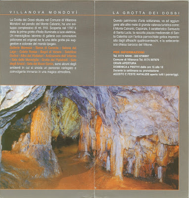 La Grotta dei Dossi Brochure