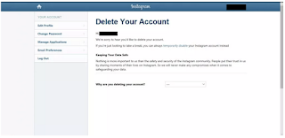 Cara menghapus akun Instagram secara permanen