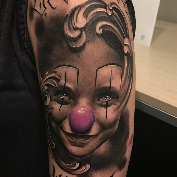  Tato  Gambar  Mulut Di Tangan  Joker  tattoo design