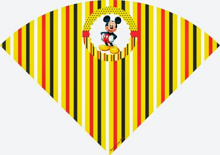 Kit para Fiestas de Mickey en Amarillo para Imprimir Gratis.