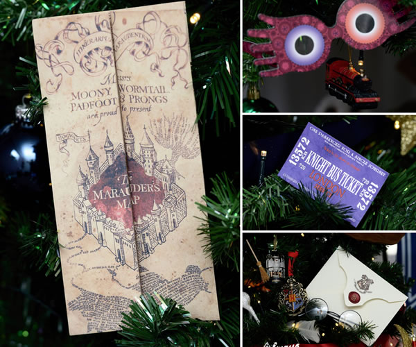 Fã cria uma incrível árvore de natal inspirada em Harry Potter