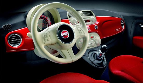 Fiat 500 TwinAir Design Interior