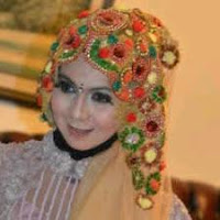 Jilbab Mewah dengan payet 