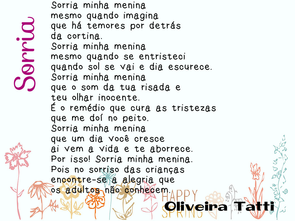 De m£e para filha poesia para minha filhinha