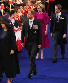 Prince Harry attends his father's Coronation