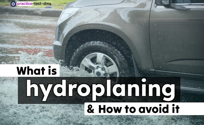 What is hydroplaning and how can you prevent it?