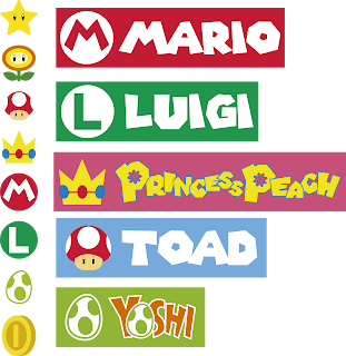 baixar vetor illustrator logos Super Mario gratis