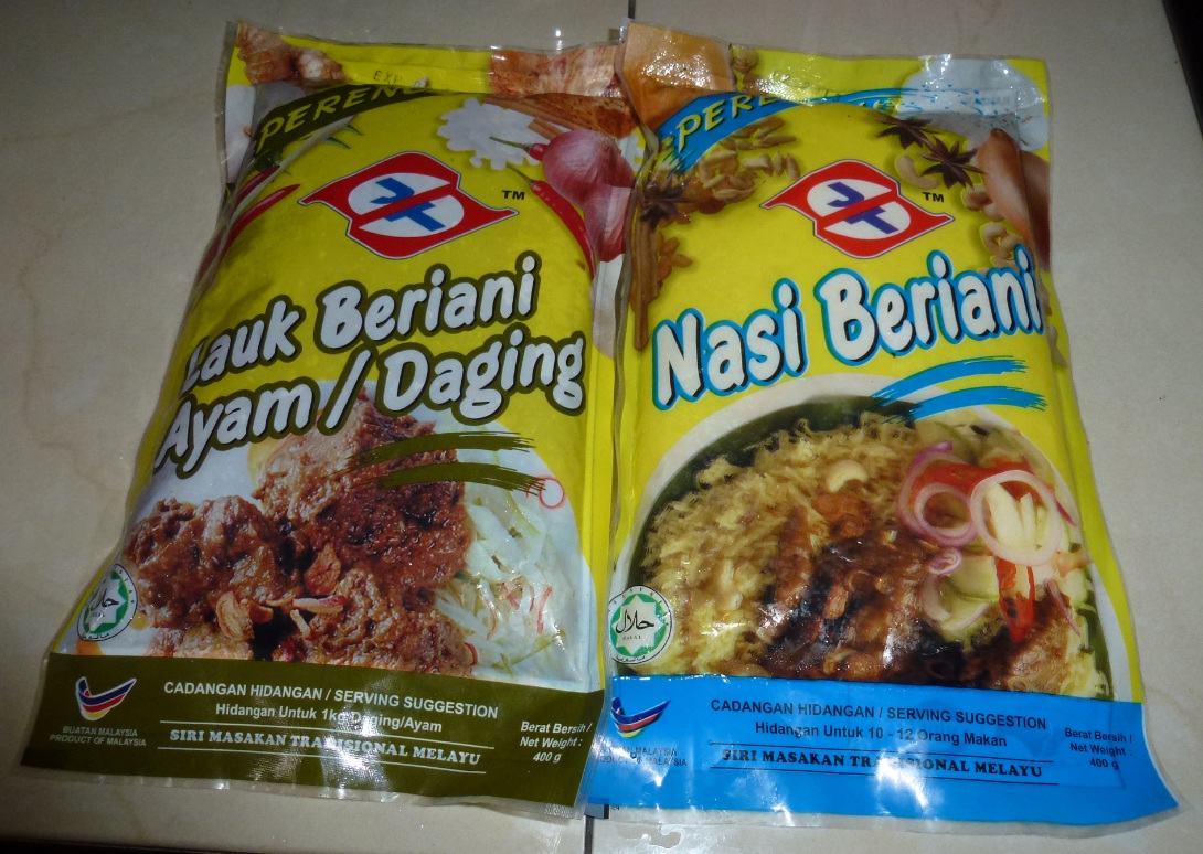 Myjottings898: Mak Aji's Grocery Bag - Nasi Beriani Kambing