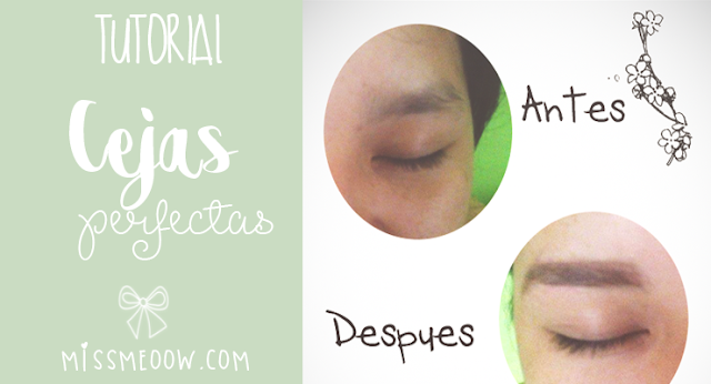 ♡Tutorial: Arregla tus cejas fácilmente. 