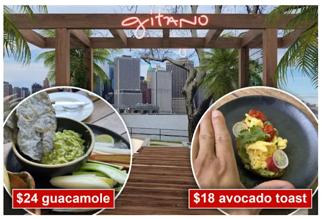 Heavenly guacamole! 'Area of interest' with $24 guac and $21 watery mixed drinks is summer's greatest sham