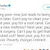 This tweet about poverty and being poor will leave you thinking for days!