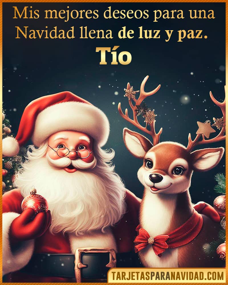 Mensajes de navidad para mi Tío