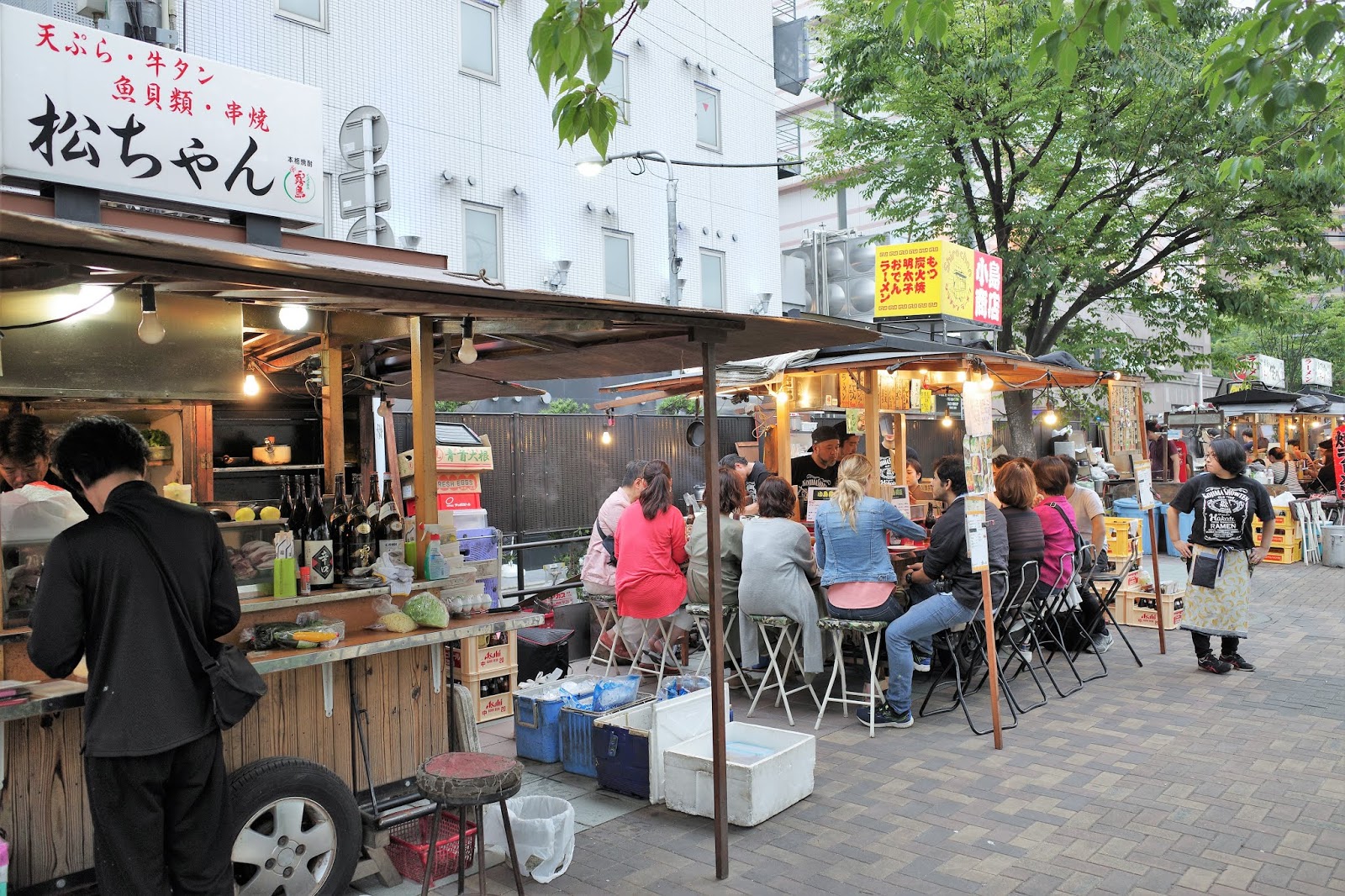 昭和48年創業老舗屋台で揚げたて天ぷら 屋台もり 超速ハシゴ酒 博多中洲編 喜酔人は今日も直行直帰