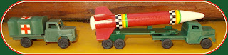 Articulated Lorry; BloodHound Missile; Cap Bomb; Cap Firing Toy; Cap Missile; Cap Rocket; Crescent Copy; Crescent Toy Soldiers; Diecast Toy Rocket; Hong Kong Copies; Kamley; Kositoys; KS Toys; Kwong Shing; Made in Hong Kong; Missile Launcher; Missile Trailer; Missile Troops; Plastic Missile; Plastic Rocket; Rocket Launcher; Rocket Troops; Small Scale World; smallscaleworld.blogspot.com; Thunderbird Missile;