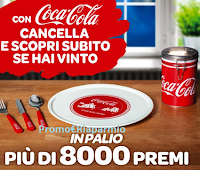 Logo Cancella e vinci con Coca-Cola : in palio 8400 premi