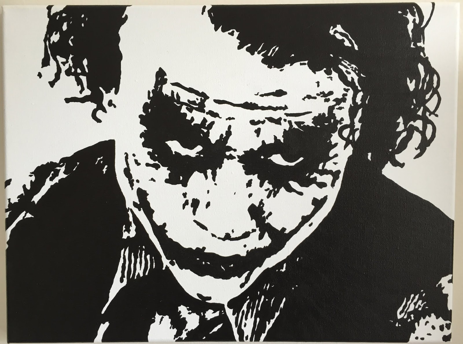 The Joker Heath Ledger pop art EJ Preston