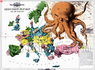 Serio-comic war map for the year 1877