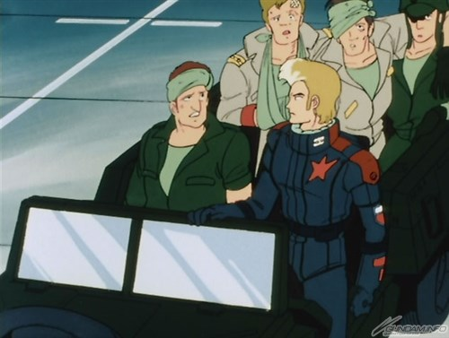 A partir de ahora en adelante, sobrevivan por su cuentan, si tienen suerte, no morirán: Jerid Messa (del episodio 12 de "Mobile Suit Zeta Gundam")