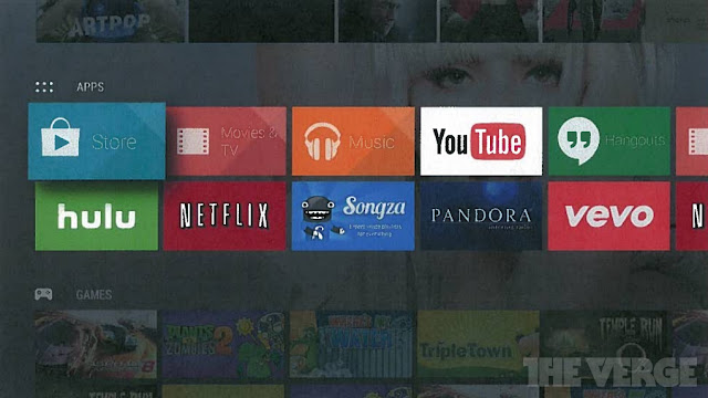 Alleged Android TV interface