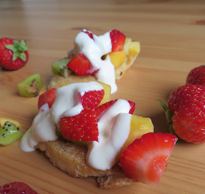 Fresh Fruit Bruschetta