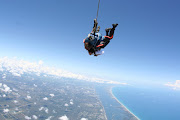 . I took the plunge.out of a perfectly good airplanefrom . (janine skydive )