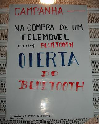 CAMPANHA - NA COMPRA DE UM TELEMOVEL COM BLUETOOTH OFERTA DO BLUETOOTH