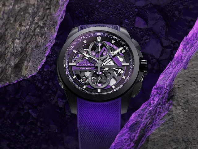 Norqain Independence Skeleton Chrono 42 mm Titanium DLC