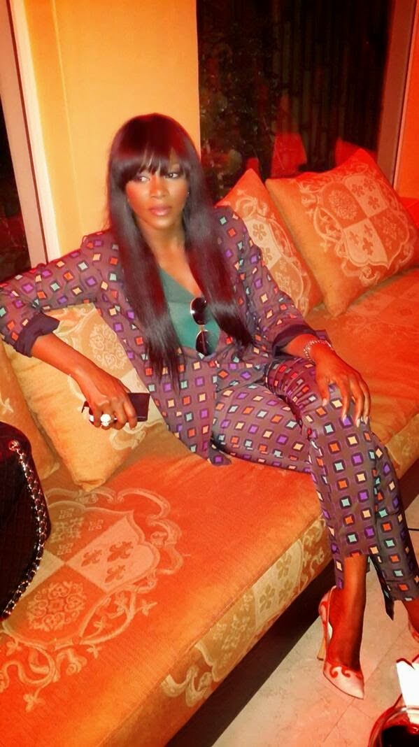 Checkout Genevieve Nnaji's outfit to HOAYS Lagos premiere