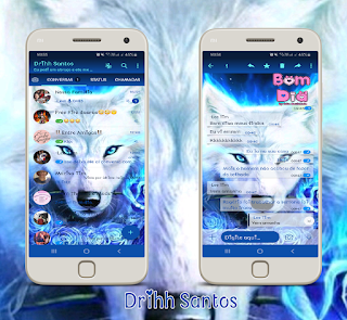 Cute Wolf Theme For YOWhatsApp & Fouad WhatsApp By Driih Santos