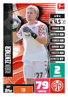 Topps Match Attax Bundesliga 2020-2021 1.FSV Mainz 05 Set