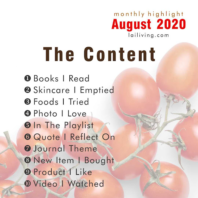 table of content august highlight