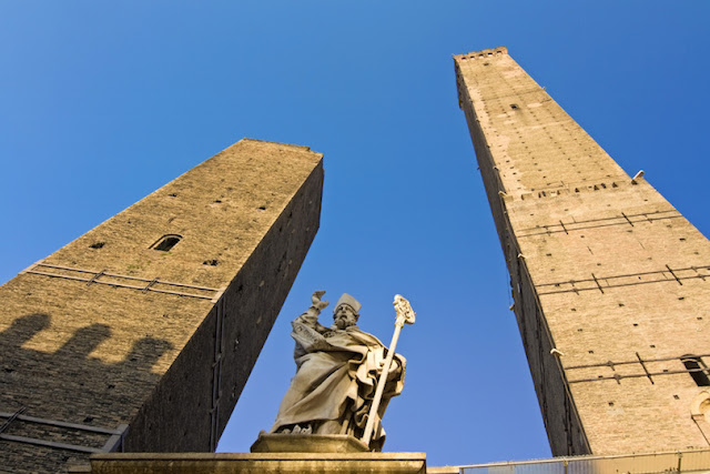 The Two Towers of Bologna