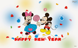 Funny 2017 Happy New Year love wishes Mickey Mini
