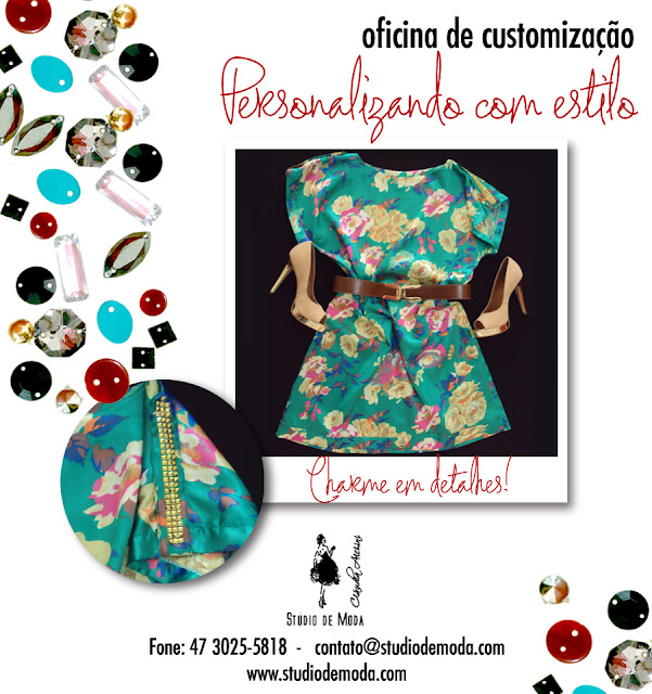 Studio de Moda Cláudia Alchini, Oficina de customização, Personalizando com estilo Jana Acessórios