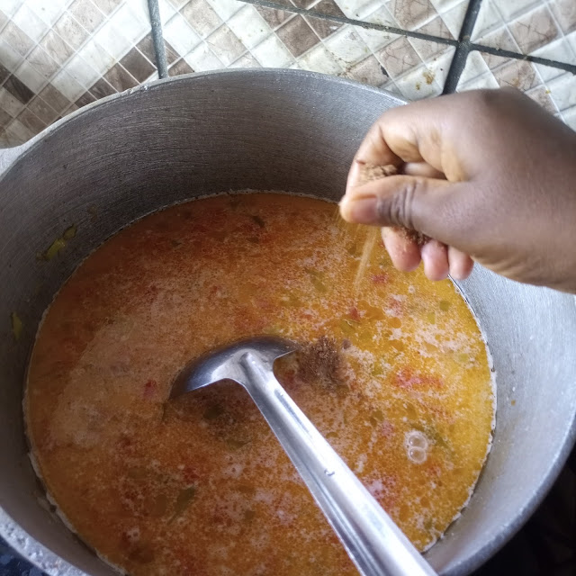 Okro and egusi recipe (Melon seeds) | Cameroonian recipe