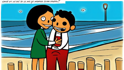 "Marina y Alejandro: La Eterna Promesa del Amor en Bahía del Amor"