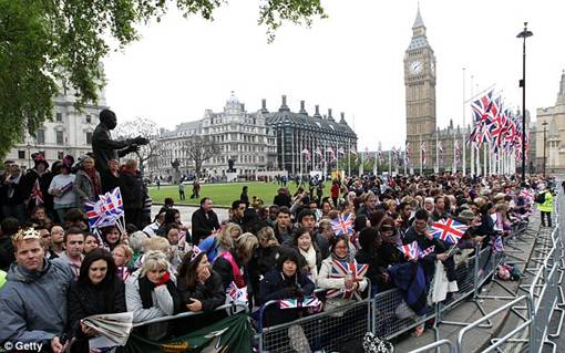 Foto Suasana Pernikahan Pangeran William dan Kate Middleton di Westminster Abbey