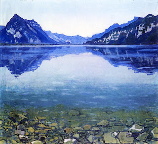 Hodler Lake Thun Landscape