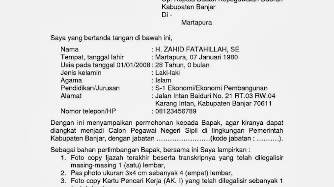 download surat lamaran kerja cpns kpk Lamaran cpns pernyataan seleksi
untuk bpom kemenkumham mengikuti konsep inspirasi kementerian dinas ham
hukum diploma barat terbaru menulis keuangan papua