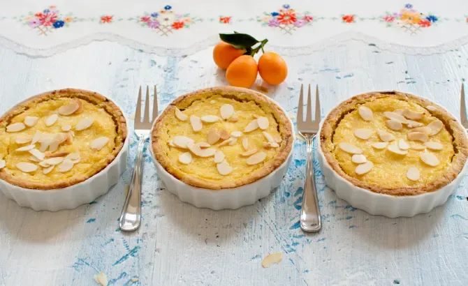 Lemon and almond tart recipe